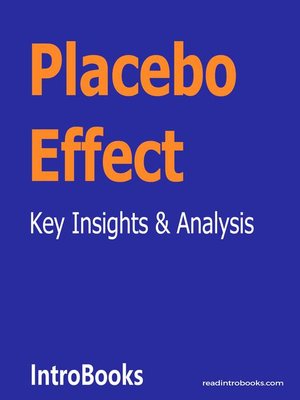 cover image of Placebo Effect